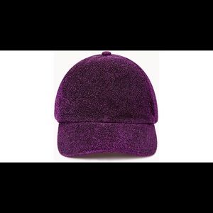 Purple Sparkle Baseball Cap! Never worn!